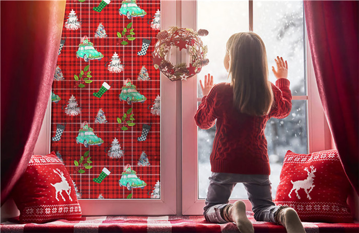圣诞系列家用窗贴玻璃贴纸，在家也能氛围感UP(图4)