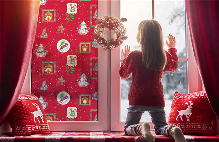 圣诞系列家用窗贴玻璃贴纸，在家也能氛围感UP(图6)