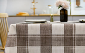 一张防滑不移位的桌布，减轻你的家务负担